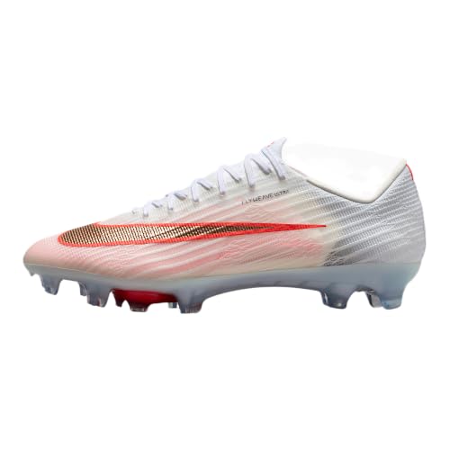 Nike Mercurial Superfly 11 Elite Firm-Ground Low-Top Soccer Cleats (White/Bright Crimson/Blur) Size 12