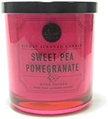 DW Home Decoware Richly - Vela perfumada con aroma a granada, mecha mediana de una sola mecha de 9.69 onzas