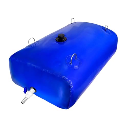 Milageto Réservoir d'eau Portable pour Stockage d'eau, Sac à Eau Souple, réservoir d'eau de Grande capacité pour Camping d'urgence, extérieur, 110 L