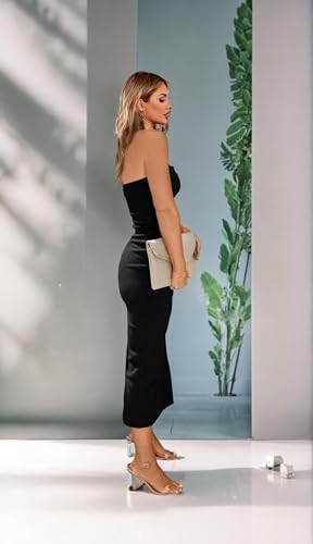 Robe longue d'été moulante décontractée pour sublimer le corps