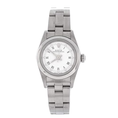 Pre-Loved Oyster Perpetual Automatic Watch Stainless Steel 24, Silver