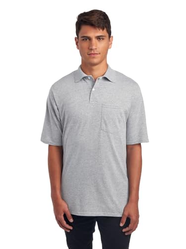 Polo homme Jerzees Dri-Power avec poche pour le bureau et les loisirs décontractés