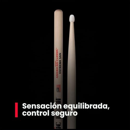 Miniatura 5 de Vic Firth - Baquetas De La Serie American Classic Extreme X5an - Madera De Nogal American - Punta De Nailon