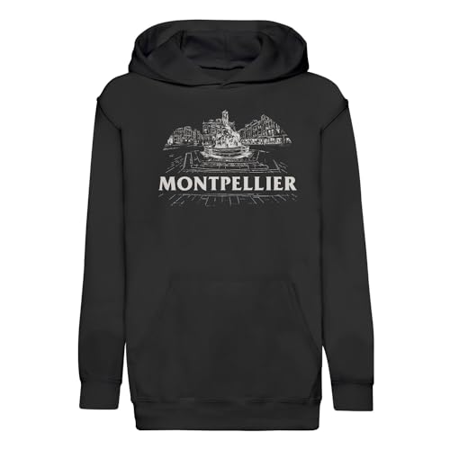 Sweat à capuche enfant Montpellier : cadeau souvenir ville France Sud