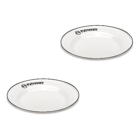 Petromax Assiettes en émail blanc Cover