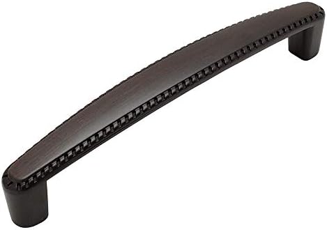 Cosmas 10 Pack 4112ORB Oil Rubbed Bronze Rope/Scroll Cabinet Hardware Handle Pull - 5 Inch (128mm) Hole Centers