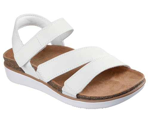 Skechers Skechers Women's LIFTED COMFORT flatform sandal, White 9 M