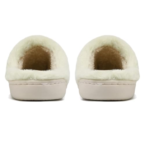 Image of Women's Men's Preppy Happy Face Slippers Comfy Warm Plush Slip-On House Slipper for Winter Indoor Soft Cushion Non-slip Fluffy Slides Slippers