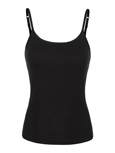 SATINIOR Camisolas Mujeres Inserto Sujetador Camisetas