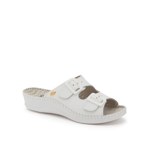 Scholl Sandales sans bride Weekend chaussures été plates légères - 2