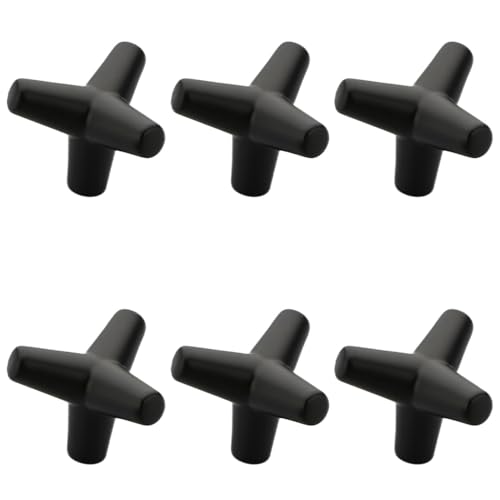 Image of Y Shape Knob for Drawer /Decorative Knobs and Pulls /Drawer Knob /Door Knobs for Drawers (Zinc /Black Finish) Pack of 6-| 3 Years Warranty |