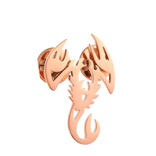 Image of Stainless Steel Insects Creative Scorpion Brooches for Women and Men