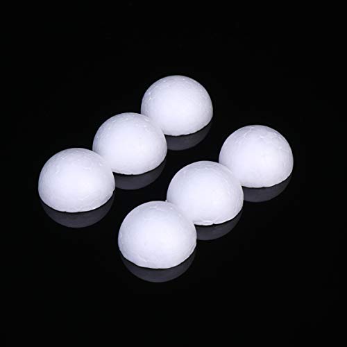 MILISTEN Gladde Schuimbal 200 Stks 3 Cm Schuim Halve Bal Modellering Kerst Ambachtelijke Bal Piepschuim Bloemstuk Diy… - Image 8