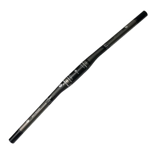 Guidon de vélo de montagne en fibre de carbone mat haute finition 31.8mm