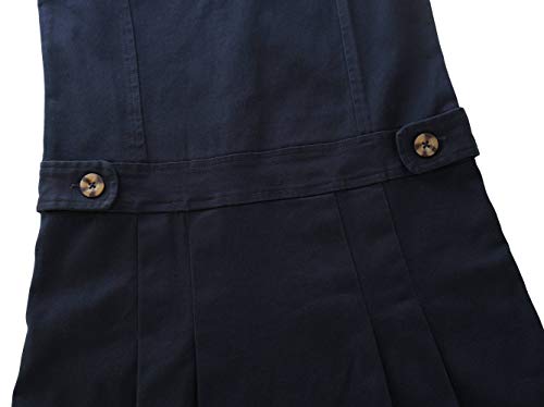 Bienzoe Ragazze Cotone Elastico Scuola Abito