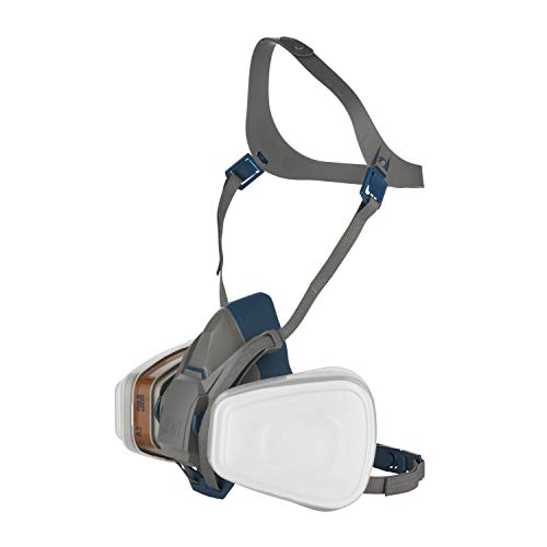 3M Atemschutzmaske 6502 QLPRO – Halbmaske mit Wechselfiltern gegen organische Gase, Dämpfe & Partikel – Lackiermaske mit Schutzstufe A2P3 für Farbspritz- & Maschinenschleifarbeiten, 1 Stück (1er Pack) - Image 5