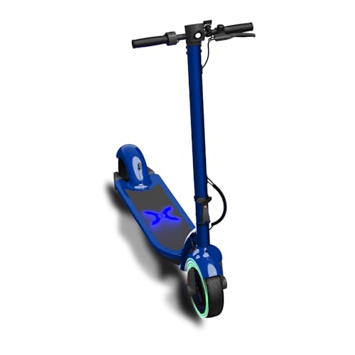 Hover-1 Alpha Electric Scooter (Blue) - 450W Motor, 18 MPH Top Speed, 12 Mile Range