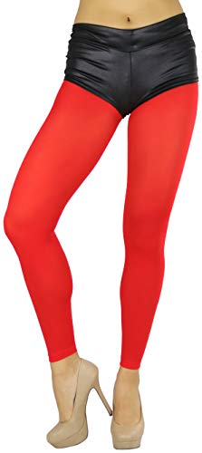 Image of ToBeInStyle Women's Opaque Ankle Long Nylon Footless Fun Tights Pantyhose