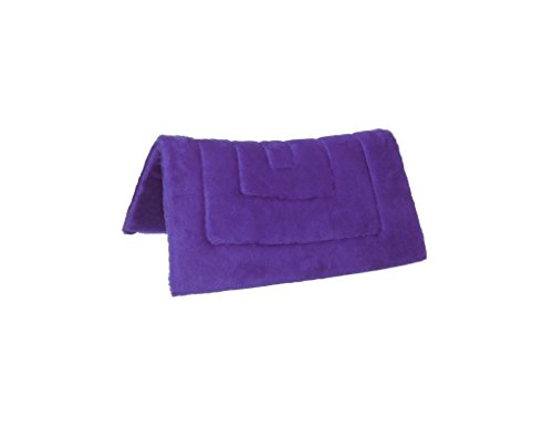 Tough 1 Pony Size Western Double Fleece Pad, Purple, 24 x 24