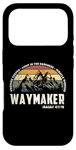 Vintage Waymaker Promise Keeper Miracle Worker Christian �X�}�z�P�[�X iPhone 17 Pro �p