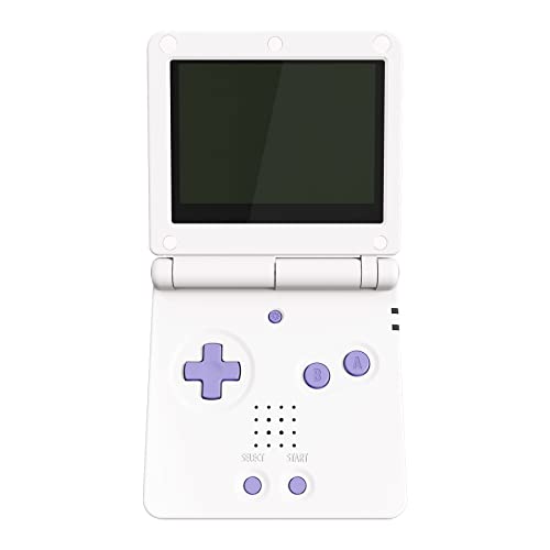 Image of eXtremeRate 16Bits Light Violet Custom Full Set Buttons for Gameboy Advance SP, Replacement A B L R Button Power On Off Volume Button D-pad Key for GBA SP Console - Console NOT Included