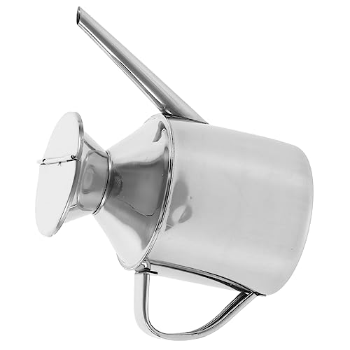 Mikinona Sauce Dispenser Oil Container Kitchen Supply Stainless Steel Sauce Bottle Lid