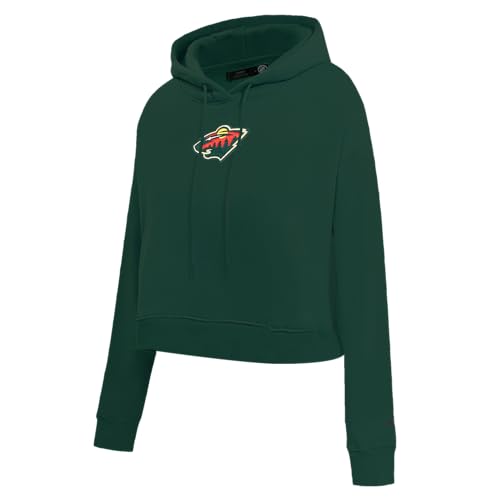 Sudadera NHL Pro Standard de mujer verde Forest Green con capucha cómoda talla M
