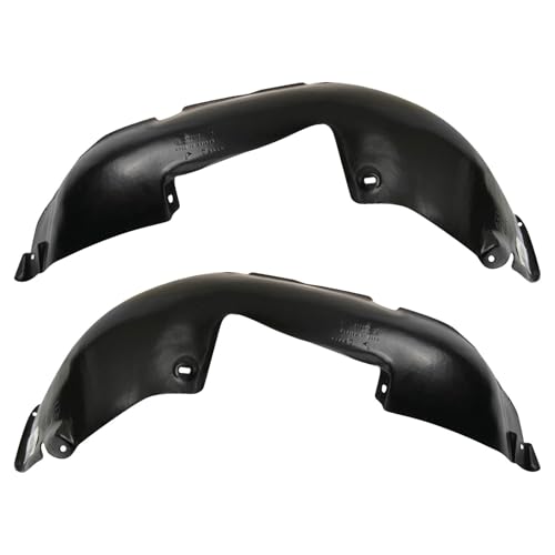 Image of TRQ Front Inner Fender Liner Set Compatible with 1999-2006 Volkswagen Golf 2001-2005 Jetta VW1248103 VW1249103