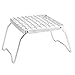 Camping Grills With Foldable Legs Stainless Grills Grate Stove Campfire Stand Portable Grills Grid For Backpacking Campfire Stand For Cooking Folding Campfire Grill Heavy Duty Camping Cooking Pit