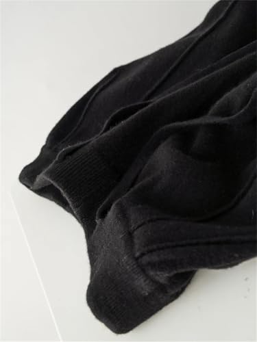 Womens Merino Wool Medium Seam Pencil Pants Winter Cashmere Knitting Pants Style Soft Warm Trousers2