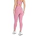 YITTY Active Women's Ultraluxe Crossover High-Waist Legging, Athleisure, 4-Way-Stretch, Pink Sorbet, XS, 7/8 Length