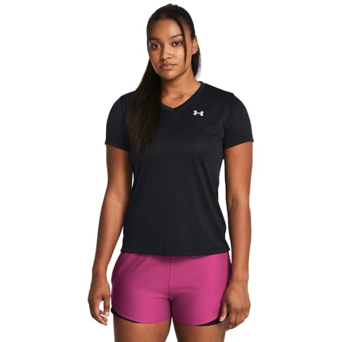 Image of Under Armour Women's Velocity Solid Short Sleeve V Neck T Shirt
