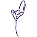 Tough 1 Miniature Nylon Halter, Purple, Regular Mini.