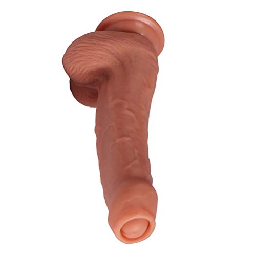 Prìncìpìǎntě Mǎsǎjěǎdǒr dě Vǎrìtǎ Mágìcǎ, Soft Bouncy Big Toy Utilizado En Cualquier Lugar Que Desee Diseño Ergonómico Stick Varita Suave Femenina Silicona De Doble Capa (L: 8.46 Pulgadas, W: 1.57 Pul