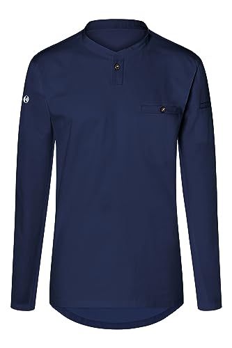 Karlowsky Langarm Arbeitsshirt Performance Marine Größe L