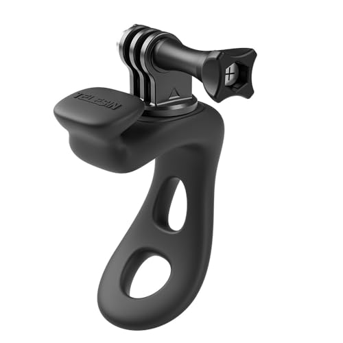 Bande élastique de Montage sur Guidon pour insta360 ace Pro, Sangle enveloppante en Silicone Support de vélo/Moto/Tube pour DJI caméra Action,réglage de l'amortissement à 360 degré (Noir)