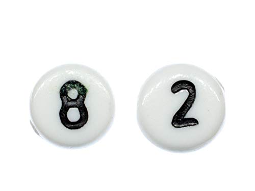 número Miniblings dígitos Pendientes perla número Fecha 8 + NÚMERO DE SOLICITUD - hechos a mano pendientes de joyería de moda pendientes conecto, 2nd Figure:8