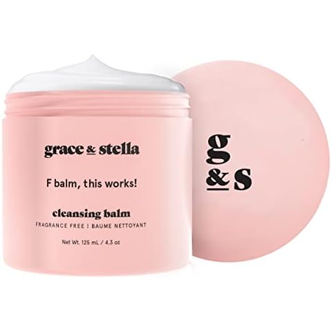 Makeup Melt Cleansing Balm - F-Balm - Vegan - Makeup Cleansing Balm - Makeup Remover Balm (125 ml) By grace and stella Cover