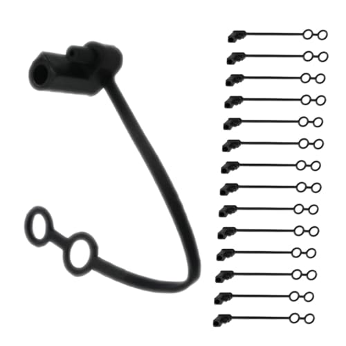 VILLCASE 15 Piezas Unidades Tapas Protectoras para Cables Solares Cubiertas Sae Resistentes al Polvo y Agua PVC Duradero Diseño Portátil Fácil Instalación para Paneles Solares