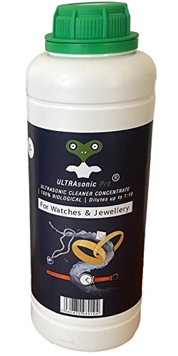 ULTRAsonic Pro   Limpiador ultrasónico para joyas de metales sensibles   Solución de limpieza suave para joyas preciosas, elimina fácilmente la suciedad y las impurezas