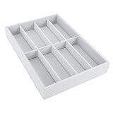 Vitrina Protectora para Gafas de Sol, Color Gris, con 8 Ranuras, Forro Protector de Terciopelo Suave, Organizador para Almacenamiento de Gafas, Ideal para Todo Tipo de, para Aplicación en