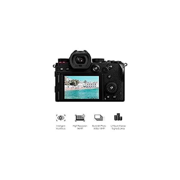 Panasonic Lumix Pack DC-S5AMKB Full Frame Mirrorless Macchina Fotografica, Sensore CMOS Full Frame 24.2MP ISO Dual Native, Obiettivo Lumix 20-60 mm, Batteria Lumix BLK22, Nero