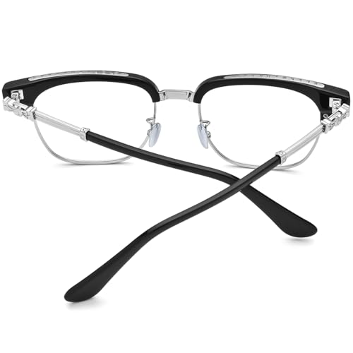 Image of HEPIDEM Acetate Glasses Frame Men Women Square Eyeglasses Optical Spectacles 9395