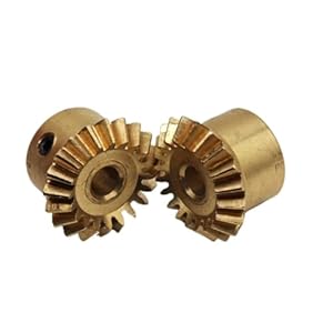 Mfupr 2 szt. Mosiężne Przekładnie Stożkowe MFUPR