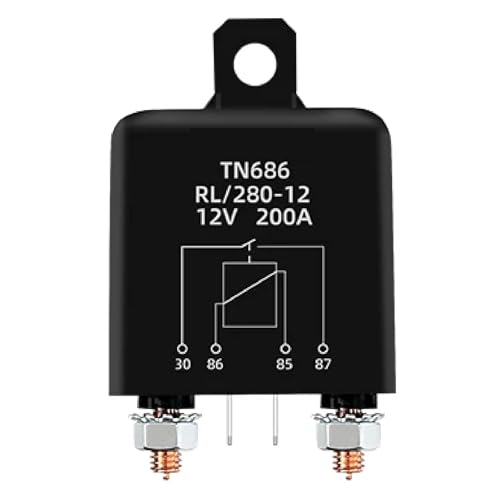 High Current Relay Starting Relay 200A 100A 12V/24V Power Automotive Heavy Current Start Relay Car Relay (48V 100A)