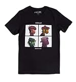 Rock Off Gorillaz Demon Days Black T Shirt