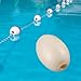 kowaku Buoys Floats Rope Floats Marine, Float Buoy Water Float Olive Shaped Throw Line Rope Buoy Float for Boats Swimming Kayak Crabbing Trail Dock Pool