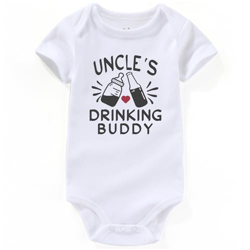 Funny best uncle Baby Clothes uncle's Drinking Buddy boy outfits girl Bodysuits