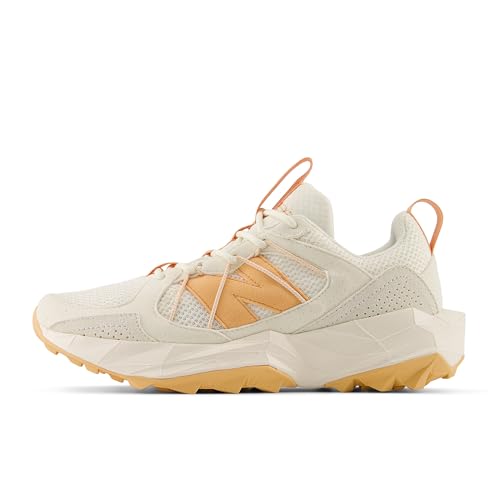 New Balance New Balance Women's DynaSoft TEKTREL V1 Suede Trail Running Shoe, Sea Salt/Permafrost/Dried Orange, 7 W