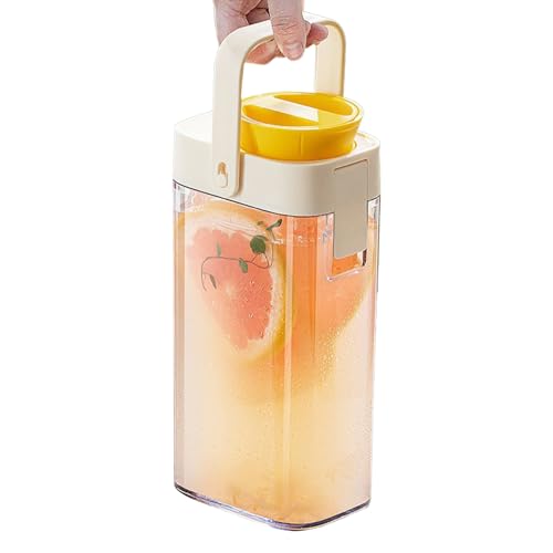 Cold Brew Maker - Cafetera de café helado premium con filtro de malla fina, jarra de vidrio recargable, máquina de café fría delgada y mínima de una construcción sin costuras de para uso doméstico